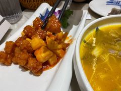 菠萝鸡米花-小菜园新徽菜(南京秦淮龙蟠汇店)