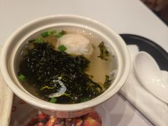 紫菜鱼丸汤-百事佳烧鸭牛腩(上海虹桥站店)