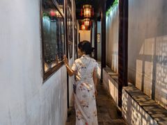 -暮晚尘香汉服旗袍