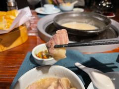 涮熟的鸡肉-大良毋米粥(锦龙路总店)