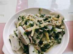 荠菜冬笋肉丝炒年糕-蘭心餐厅(进贤路店)