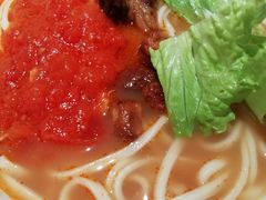 番茄牛肉剪刀面-九毛九西北菜(百信广场店)