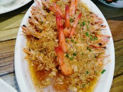 蒜蓉开边虾-虾宝贝胶东海鲜·渔家菜(小西天店)