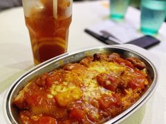 茄汁焗鸡扒饭-锦园春香港茶餐厅(西海湾旗舰店)