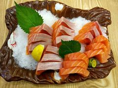 三文鱼鱼腩+三文鱼刺身-鱼民·现造寿司(育德店)