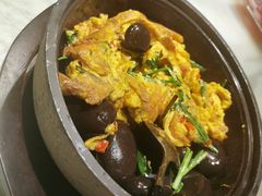 韭菜银鱼石烹蛋-佬麻雀·新湘菜(珠海金发购物中心店)
