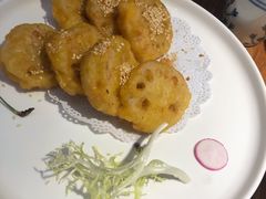 白洋淀虾肉藕饼-小放牛炒菜馆(三丰店)