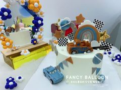 -卡比儿童蛋糕·心意定制·低脂零卡糖动物奶油FancyBALLOON(滨海店)