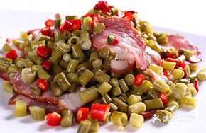 Dried Bean Curd with Preserved Pork Rice