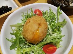 酥炸猪肉裹温泉蛋-胜博殿日式炸猪排(西红门店)