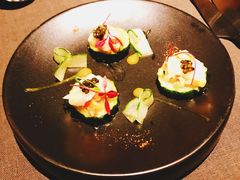 百香果鱼子酱柠檬扇贝配水果沙拉-AZUL by FUEL蓝色·法式酒馆(琶醍店)