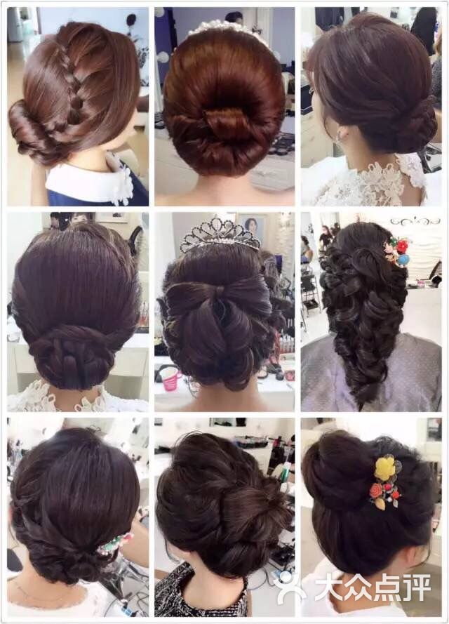 正宗韩国盘发造型