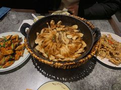 排骨豆角卷子-华盛园卷子王农家菜水库鱼