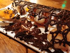 火焰甜品-非常时髦餐厅VUE Restaurant(外滩茂悦大酒店)