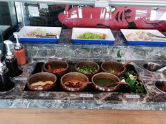 自助调料区-老墙根涮肉·铜锅鲜羊肉(良乡店)