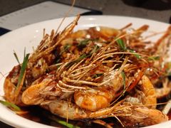 老头儿油爆沼虾-老头儿油爆虾(胜利河美食街店)