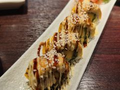 鲜切芒果芝士卷寿司-小川洋风料理(深圳首店)