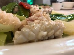 时菜炒土鱿-文记壹心鸡(宝华路店)