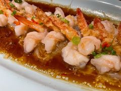 金银蒜蒸凤尾虾-绿茶餐厅(西单老佛爷店)