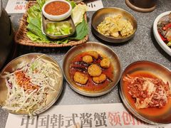 -草家酱蟹炭火烤肉店(珲春南路一店)