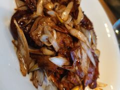 京葱酱爆烤鸭-那家小馆•北京菜•烤鸭(香山店)