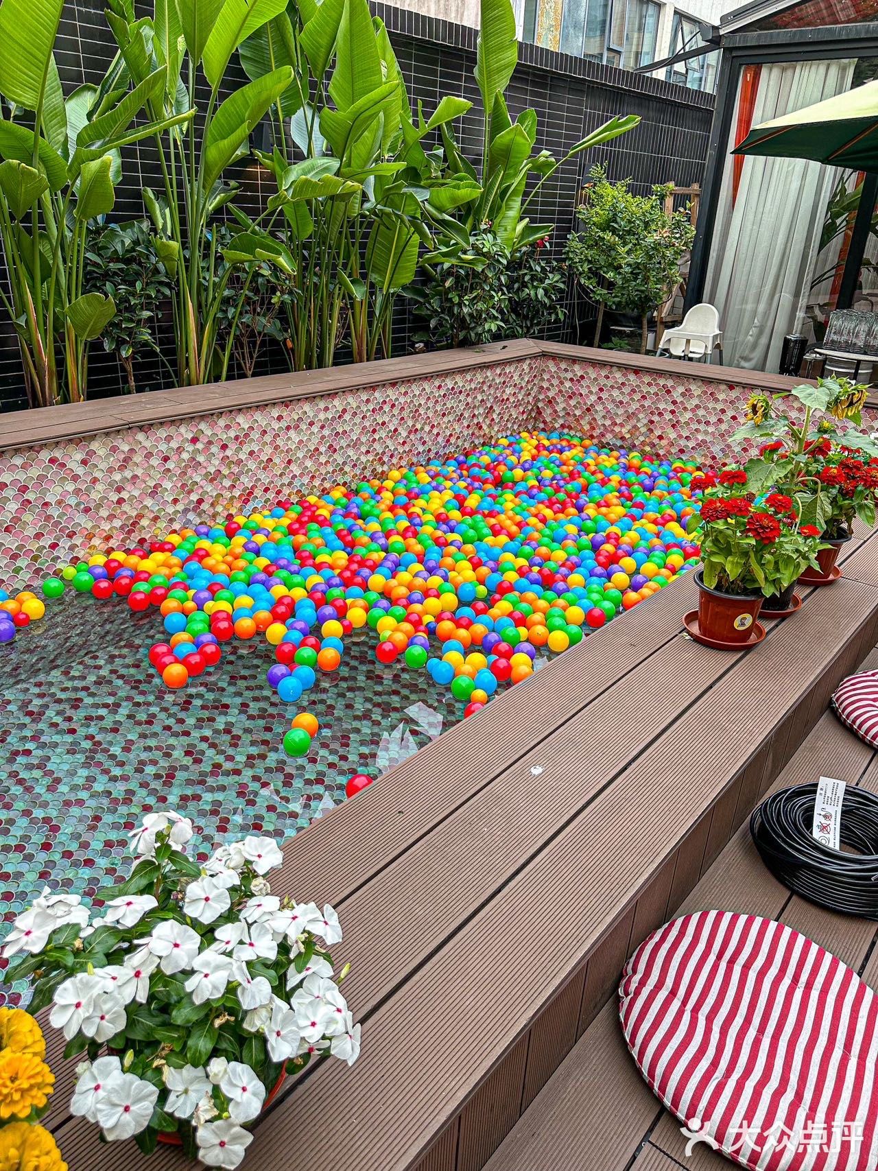 置身于一个宁静而美丽的花园之中。- 蒜蓉乳山生蚝🦪