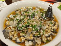 湖鳗蒸肉饼-苏州涵园假日酒店花园餐厅