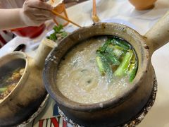 -长城砂煲田鸡粥