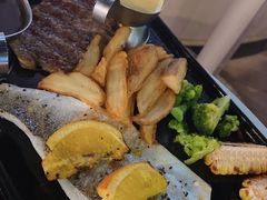 烤海鲈鱼·牛排拼盘-必胜客(新海上世界店)