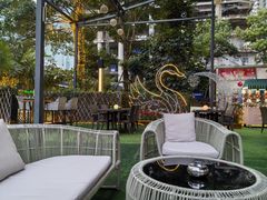 -深圳温德姆至尊酒店·大堂吧·户外花园