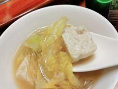老汤瑶柱白菜炖冻豆腐-老江南春·中国龙菜(衡山路店)