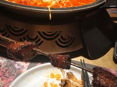 烤猪颈肉-烤匠麻辣烤鱼(环球中心店)