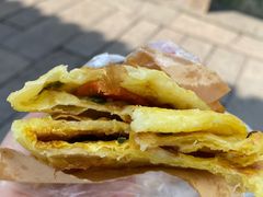葱油蛋饼-老客满蛋饼(双塔市集店)