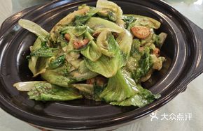 Shrimp Paste Stir-fried Lettuce