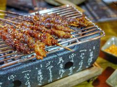 串烤五花肉串-风与炭BBQ户外火锅烧烤(成都群光君悦酒店)