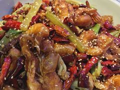 招牌香锅基围虾-鱼库·不仅是一家烤鱼店(车公庙店)