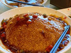 三鲜锅巴-怡园饭店-餐厅(四望亭店)