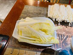娃娃菜-鱼来顺纸上烤鱼