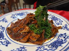 金花菜炒羊肝-蔡阿水羊肉店