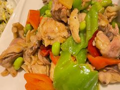 毛豆炒鸡-开心食堂(湖南路店)