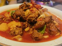 新疆大盘鸡-羊巴道新疆菜·清真(上梅林店)