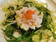 阿拉斯加帝王蟹腿肉沙拉-北京华彬费尔蒙酒店·刃餐厅