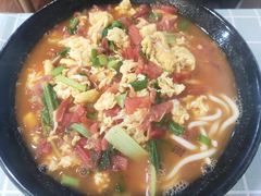番茄鸡蛋汤面-冷峰马家鸡蛋牛奶醪糟(八朗学五巷店)