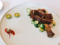 青柠海盐煎和牛粒-广州富力丽思卡尔顿酒店·丽轩·粤菜