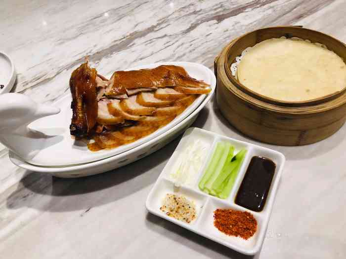 京庭御铺烤鸭(花果园店)-"「蒜泥时蔬」没有味道,还20多一道「水.