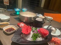 玫瑰雪花牛舌-捞王锅物料理(上海世茂广场店)