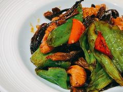 鹿茸菌手剥椒三层肉-艋舺·台湾小馆老字号(平安悦坊店)