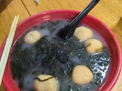 鱼丸紫菜汤-梁记猪红店(员村昌乐园店)