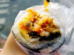 肉松鸡蛋味-糯米包油条(武汉大学店)