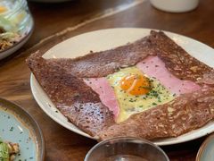 巴黎火腿鸡蛋芝士蘑菇可丽饼-RAC BAR(安福路店)